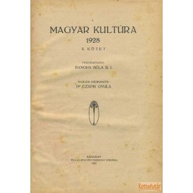 Magyar Kultúra 1928. II. kötet