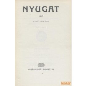 Nyugat 1910 II. kötet (13-24. szám) - Reprint