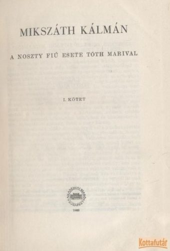 A Noszty fiú esete Tóth Marival I-II. (1960)