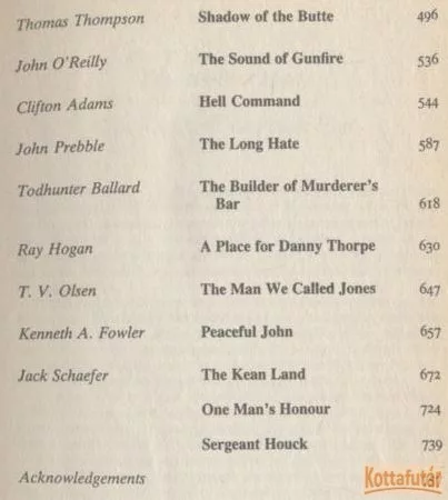 The best western stories