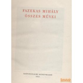Fazekas Mihály összes művei