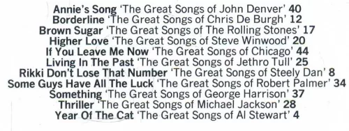 The Great Songs Of...Series