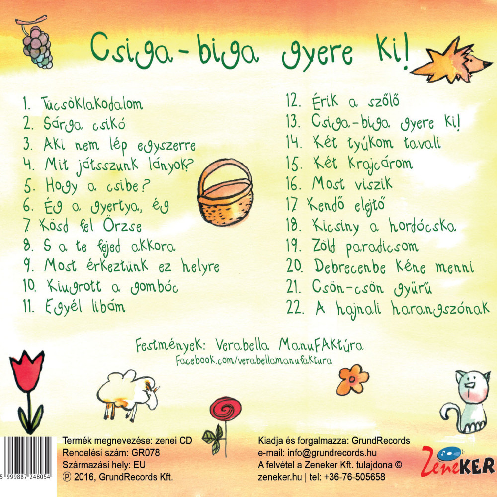 Gyereklemez - Csiga - biga gyere ki! (CD)