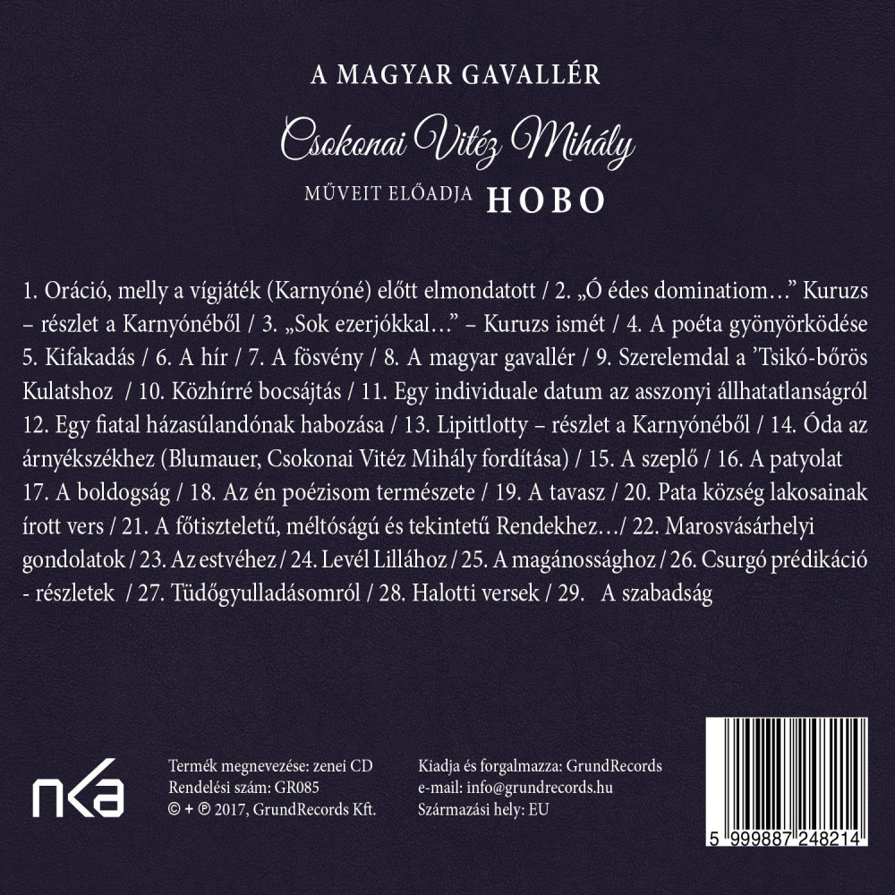 Hobo - A magyar gavallér (CD)